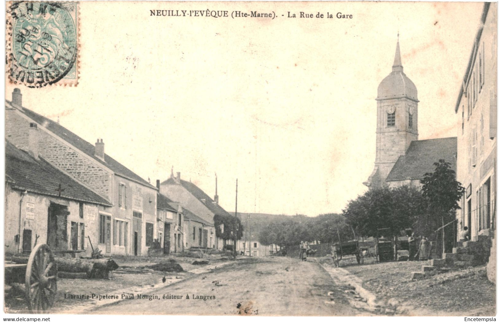 CPA Carte Postale France Neuilly-l'Évêque  Rue De La Gare  1906VM78455 - Neuilly L'Eveque