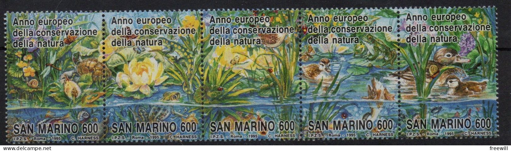 Saint- Marin Protection De La Nature XXX 1995 - Unused Stamps