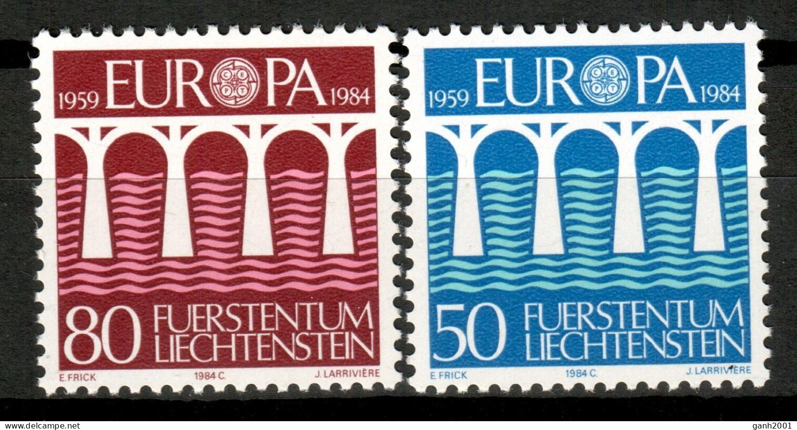 Liechtenstein 1984 / Europa CEPT Bridge MNH Puente / Hy61  29-20 - 1984