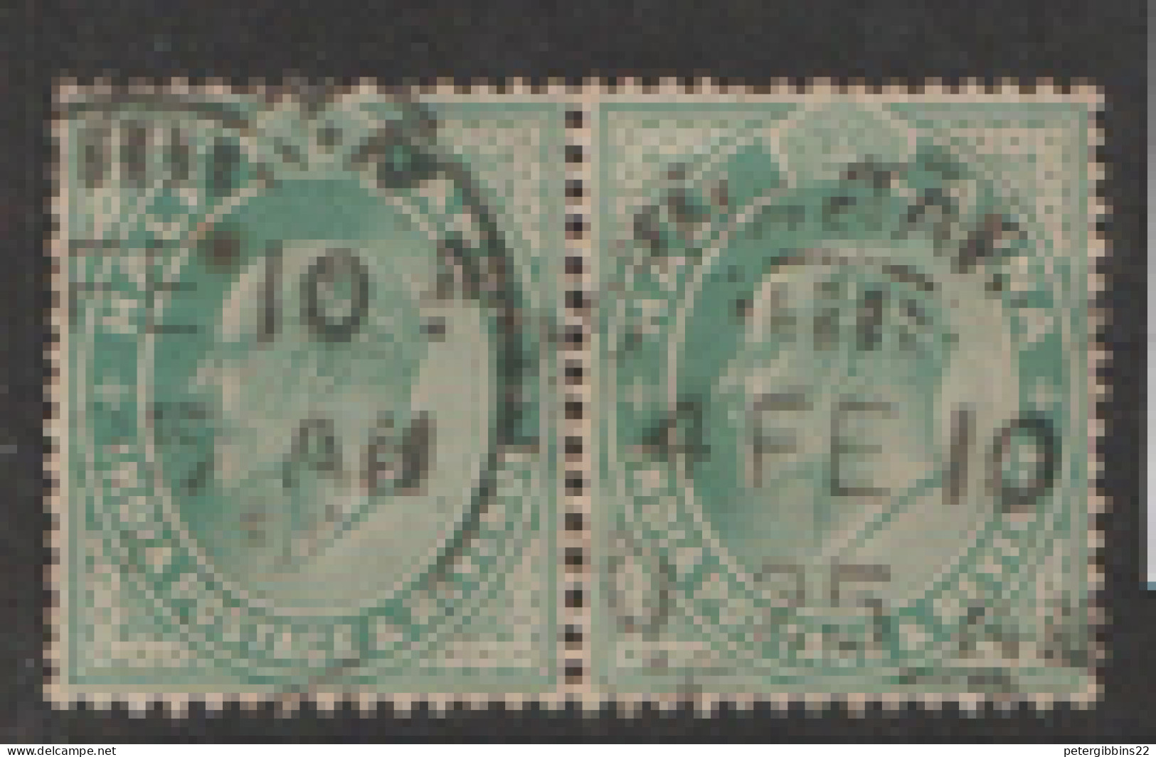 India  1906  SG 149   1/2a    Fine Used  Pair - 1902-11 Koning Edward VII