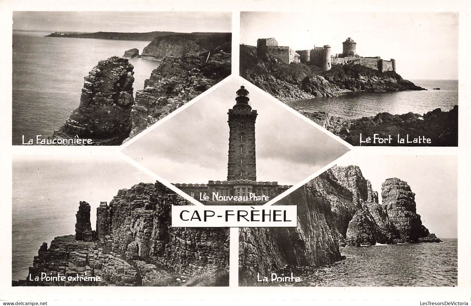 FRANCE - Cap Fréhel Et Fort La Latte - Multivues - La Fauconnière - La Pointe Extrème - Le Nouveau Phare - Carte Postale - Cap Frehel