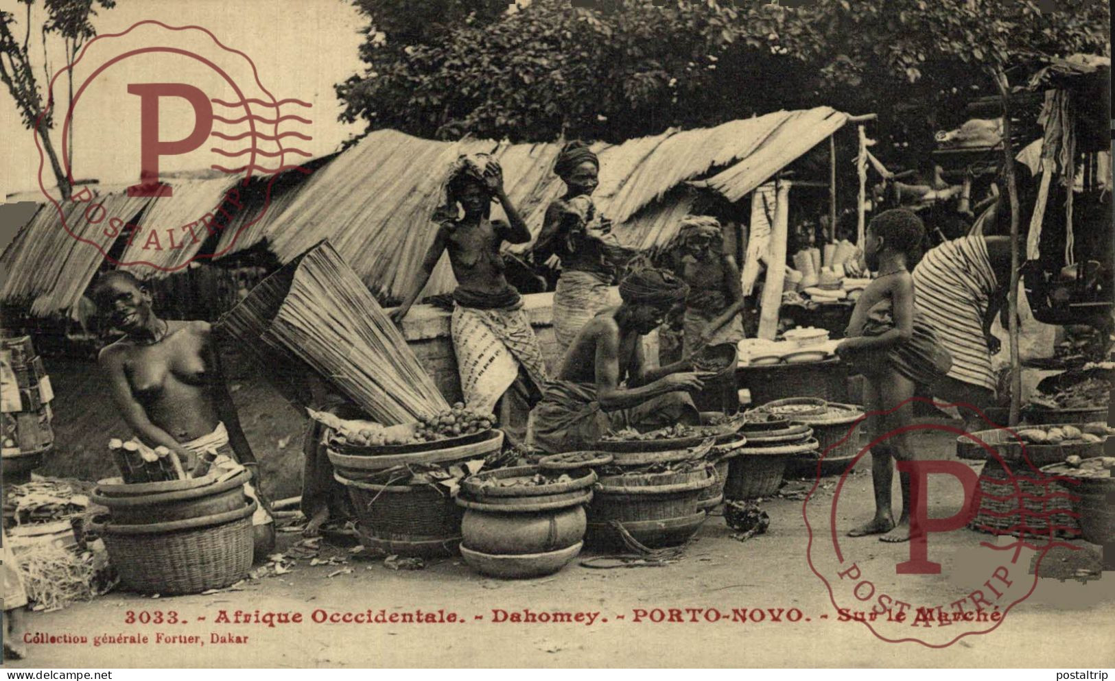 DAHOMEY - Porto Novo - Sur Le Marche. - Dahomey