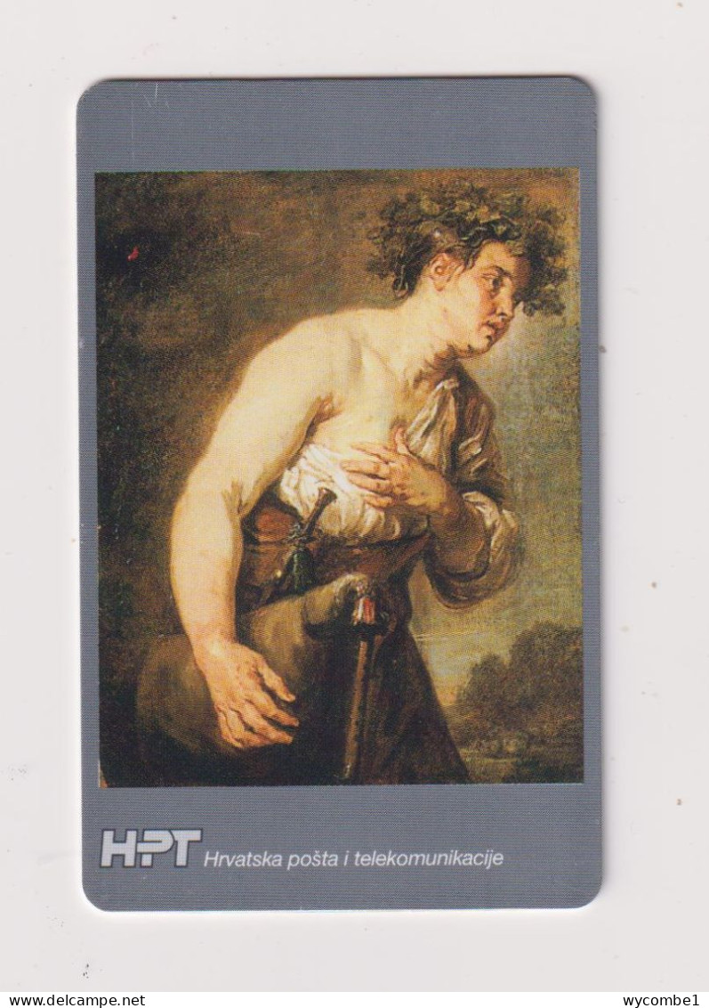 CROATIA -  Jacob Jordaens Painting Chip  Phonecard - Croatia