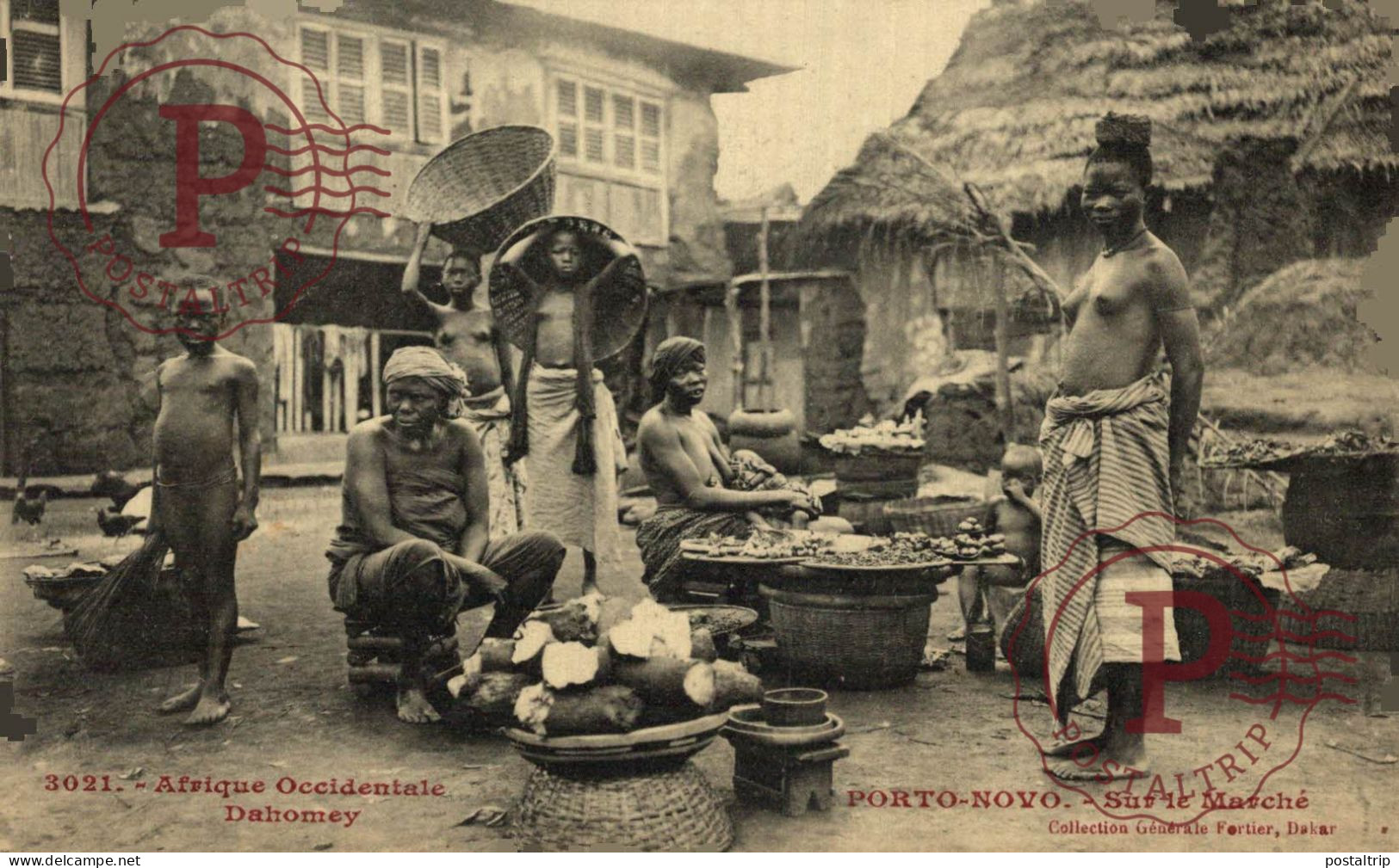 DAHOMEY - Porto Novo - Sur Le Marche. - Dahomey