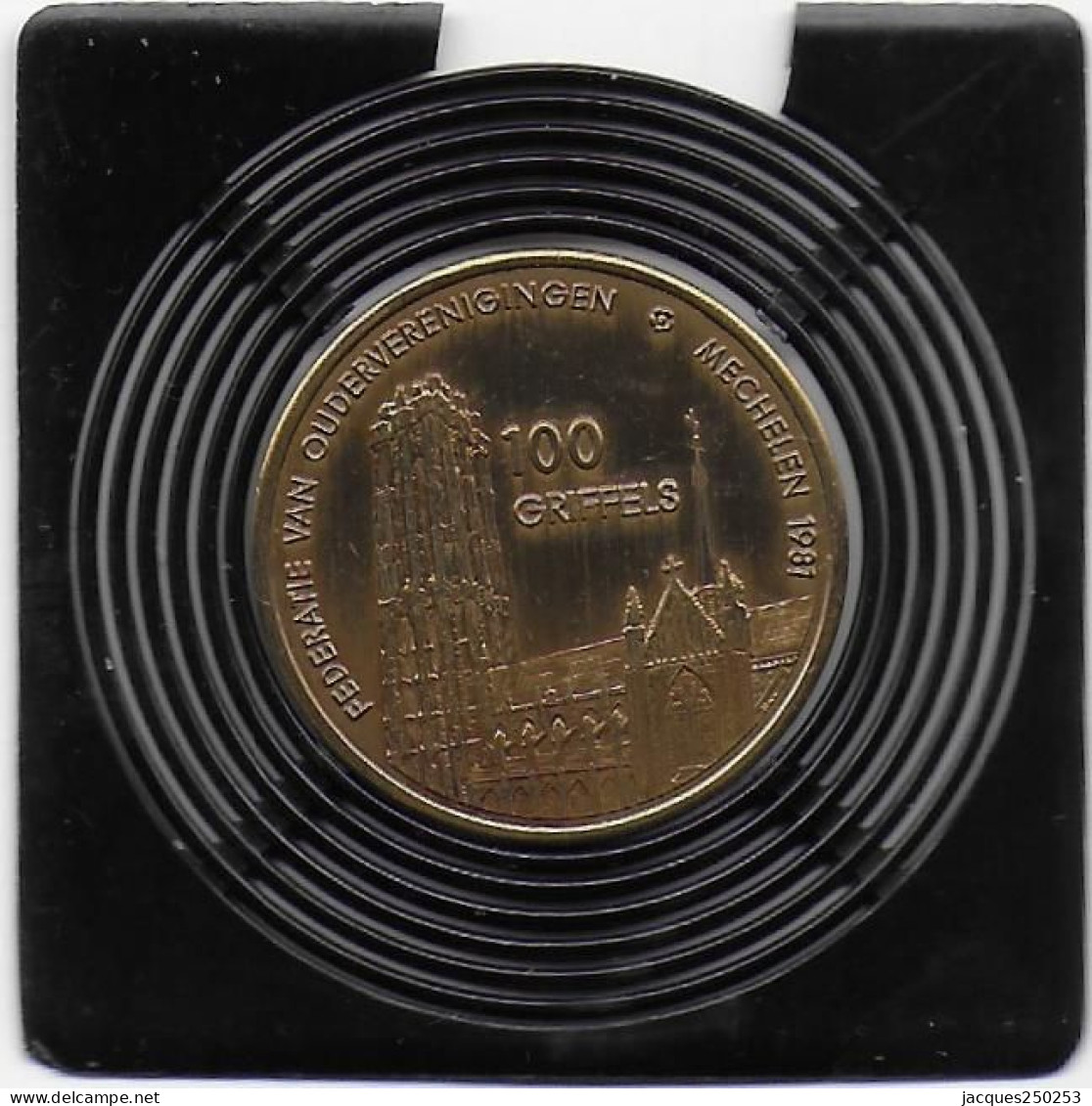 100 GRIFFELS 1981 MECHELEM - Gemeindemünzmarken
