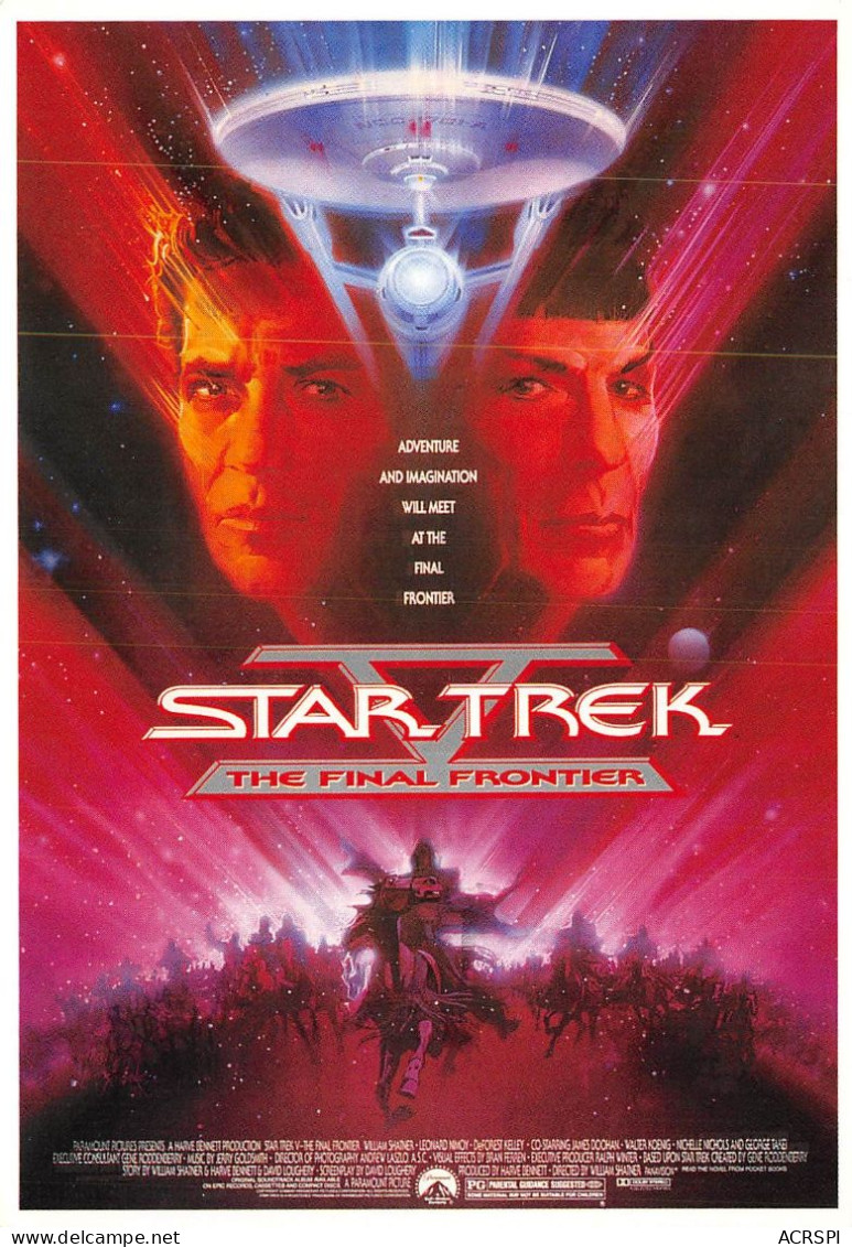 STAR TREK V The Final FRONTIER (SCAN RECTO VERSO)NONO0069 - Séries TV