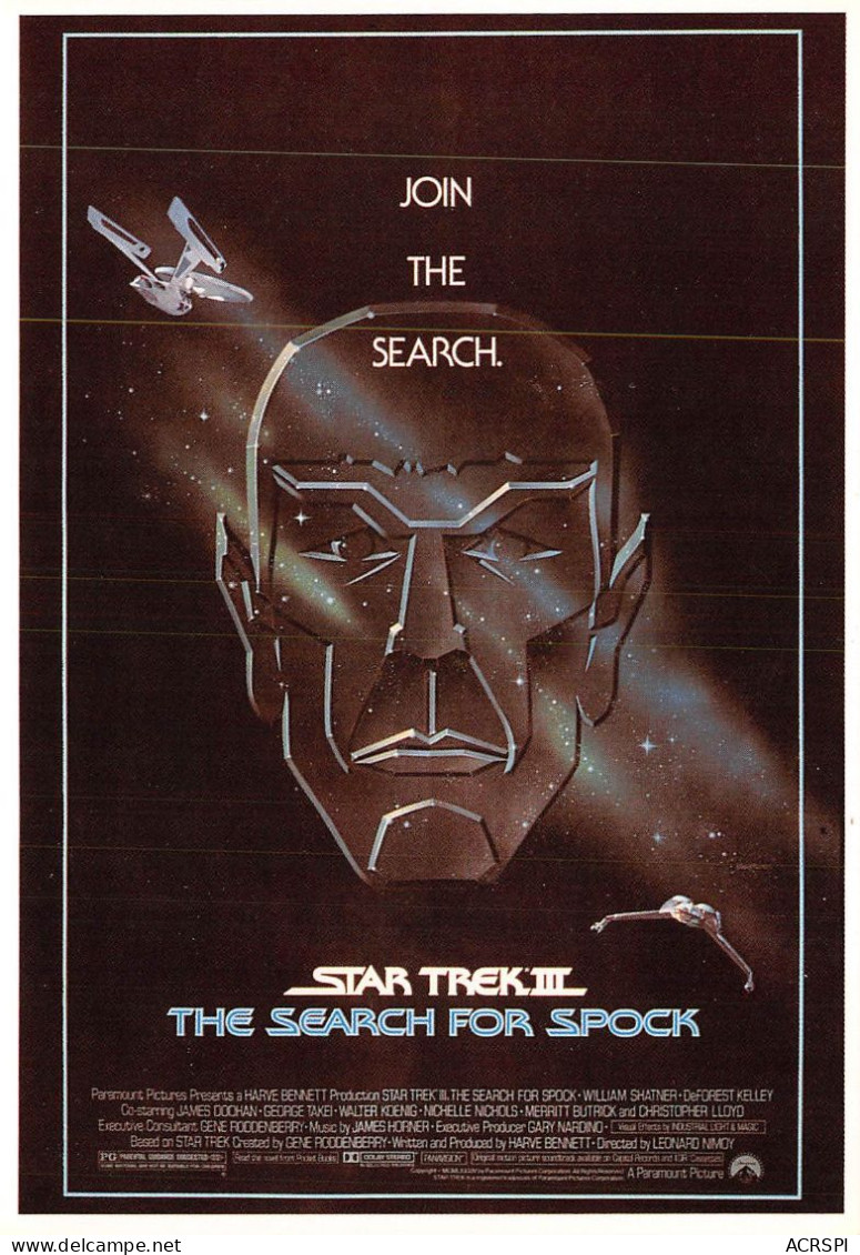 STAR TREK III THE SEARCH FOR SPOCK (SCAN RECTO VERSO)NONO0069 - Séries TV