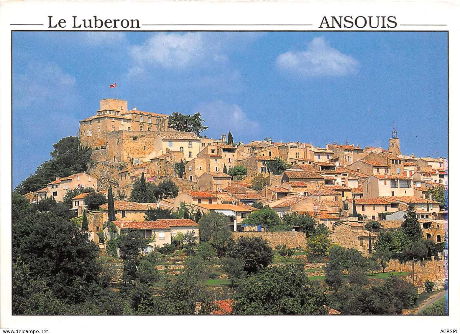 Vaucluse Le LUBERON ANSOUIS(SCAN RECTO VERSO)NONO0062 - Ansouis