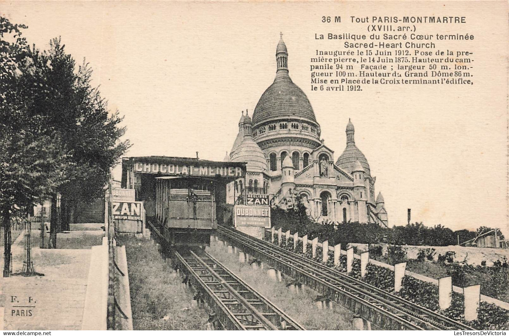 FRANCE - Tout Paris Montmartre (XVIII Arr) - La Basilique Du Sacré Coeur Terminée - Carte Postale Ancienne - Sacré Coeur