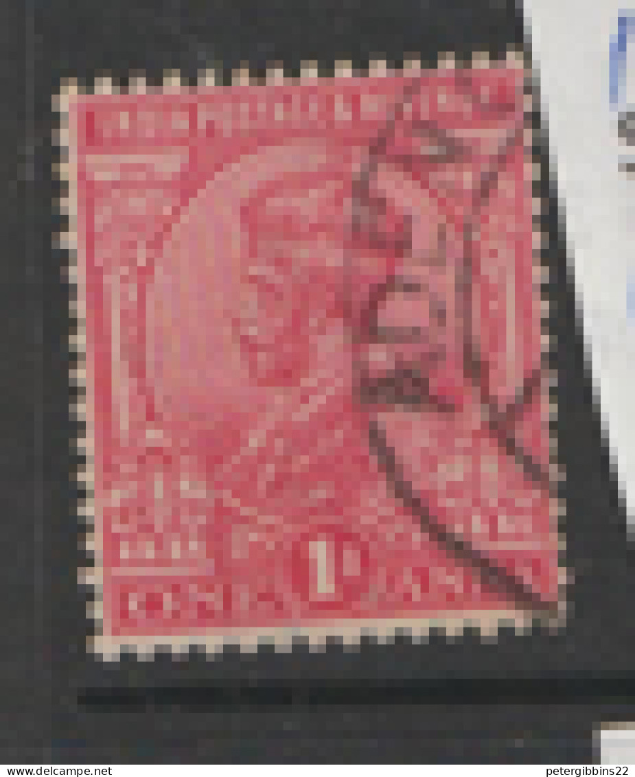 India  1911  SG 159    1a  Rose Carmine  Fine Used - 1902-11 King Edward VII