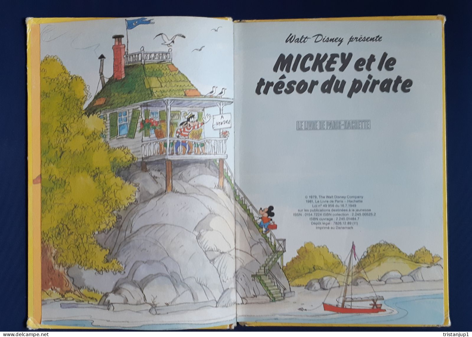 Lot 3 Livres Walt Disney Mickey Club Du Livre - Bücherpakete