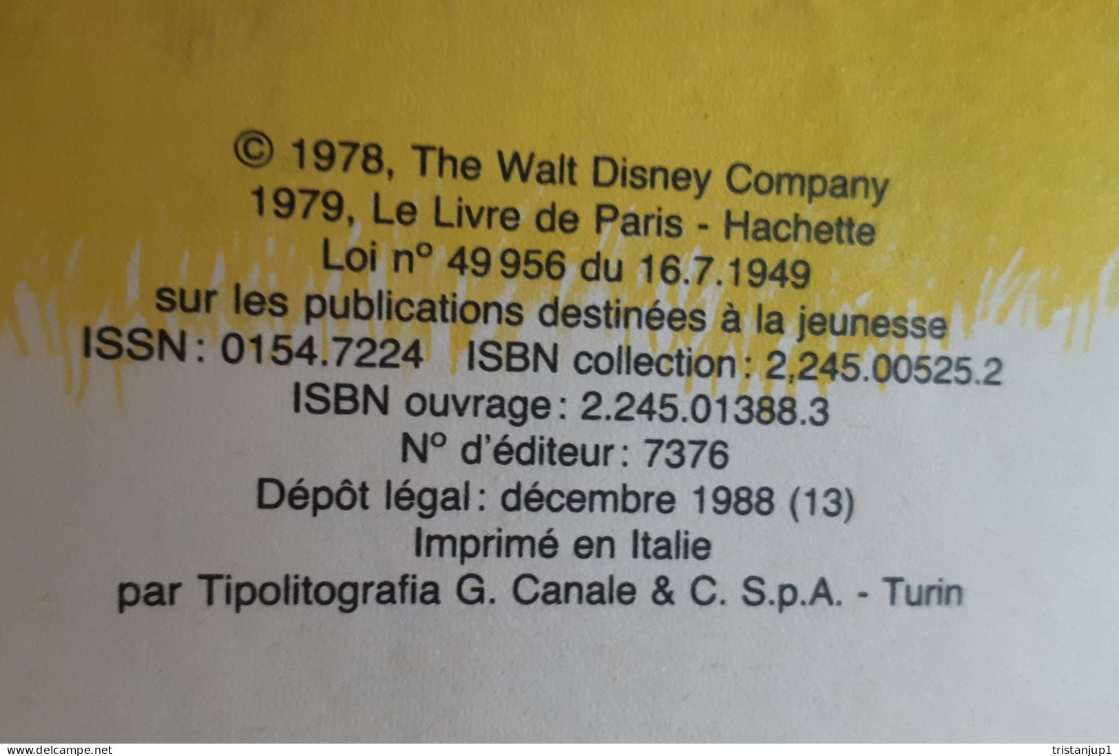 Lot 3 livres Walt Disney Mickey club du livre