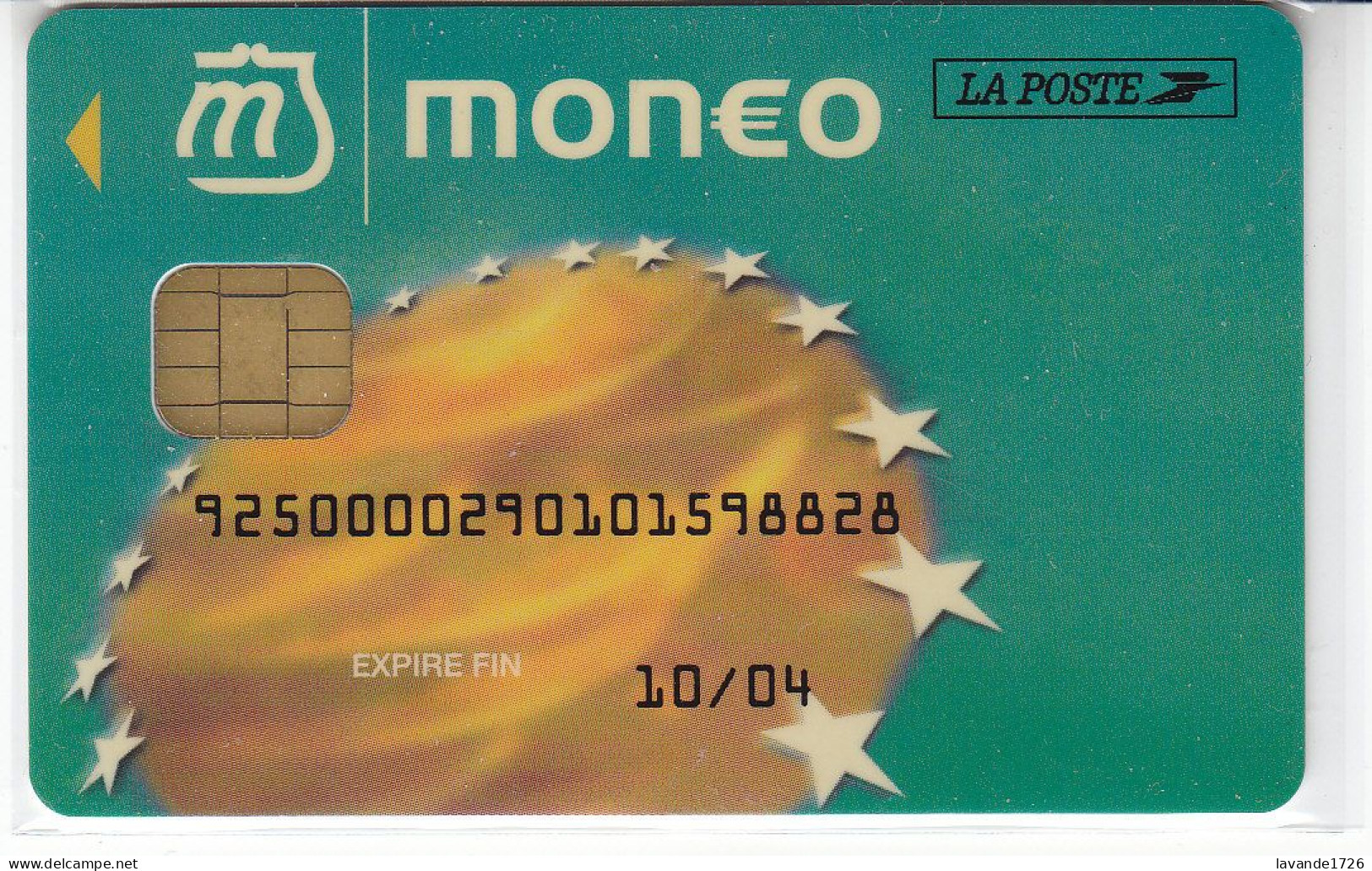 Carte MONEO   LA POSTE Date 2004 - Scontrini Di Parcheggio