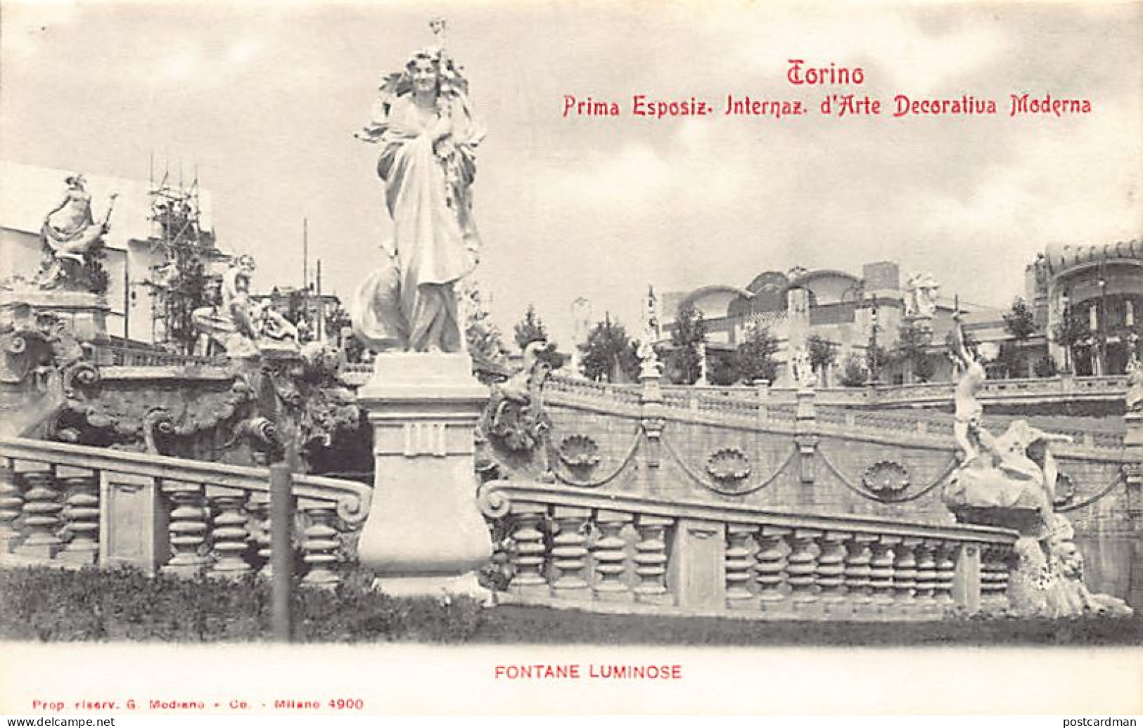 Italia - TORINO Esposizione D'Arte Decorativa Moderna 1902 - Fontane Luminose - Expositions