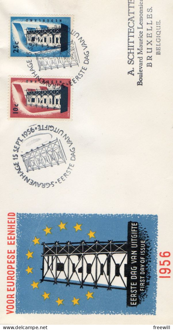 Europa 1956 - FDC