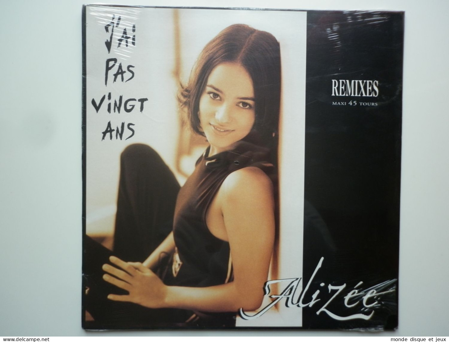 Alizee Maxi 45Tours Vinyle J'ai Pas Vingt Ans Couleur Rose Transparent - 45 T - Maxi-Single