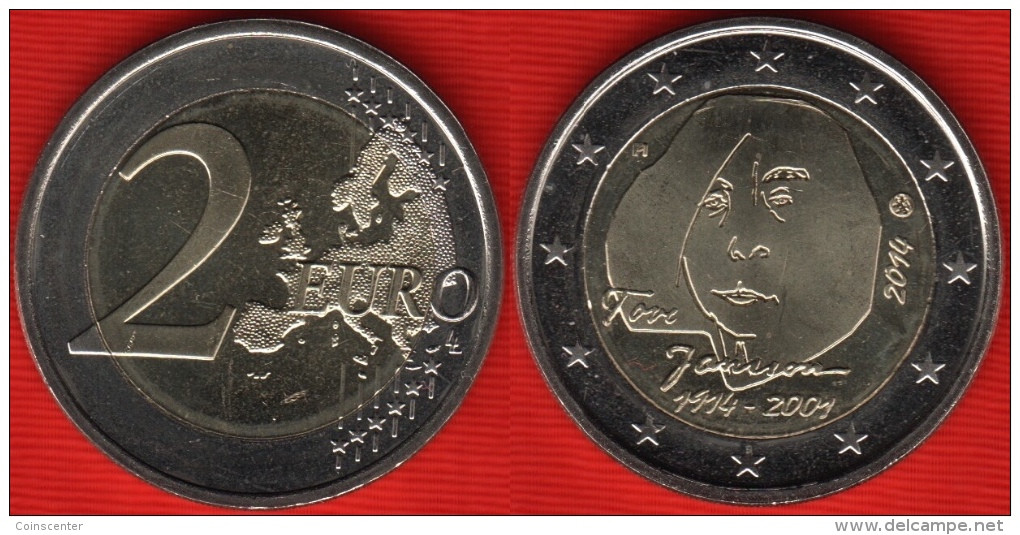 Finland 2 Euro 2014 "Tove Jansson" BiMetallic UNC - Finnland