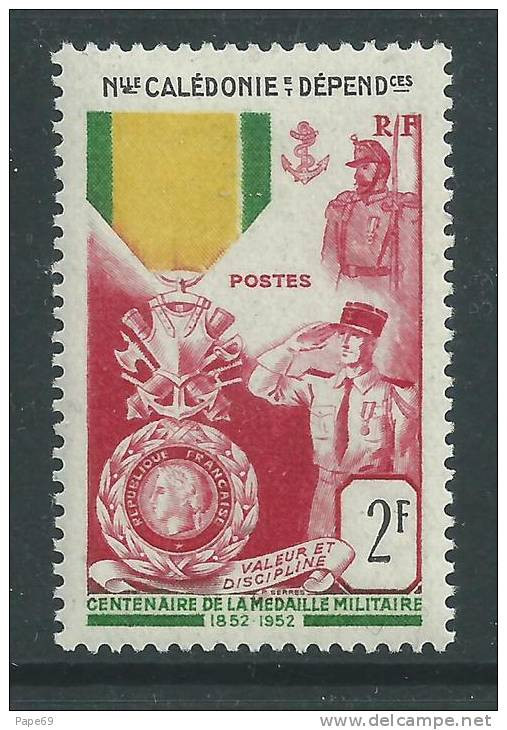 Nlle Calédonie N° 279 X  Centenaire De La Médaille Militaire Trace De Charnière Sinon TB - Unused Stamps