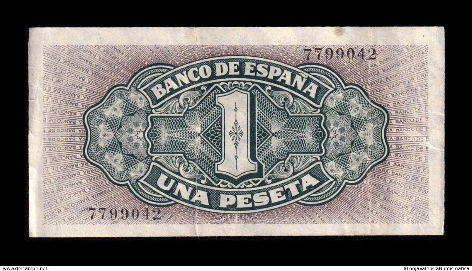 España Spain 1 Peseta Carabela 1940 Pick 122 Sin Serie Mbc/Ebc Vf/Xf - 1-2 Pesetas