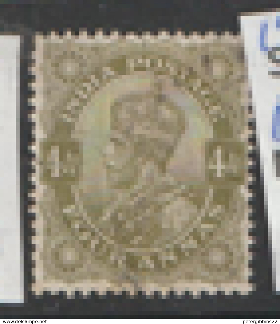 India  1911  SG 175  4a.     Fine Used - 1902-11 Koning Edward VII