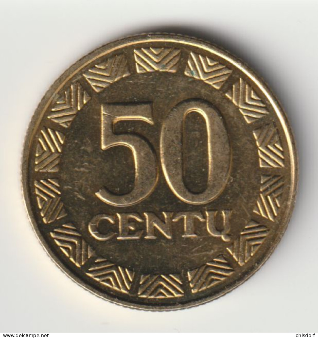 LIETUVA 1999: 50 Sentu, KM 106 - Lithuania