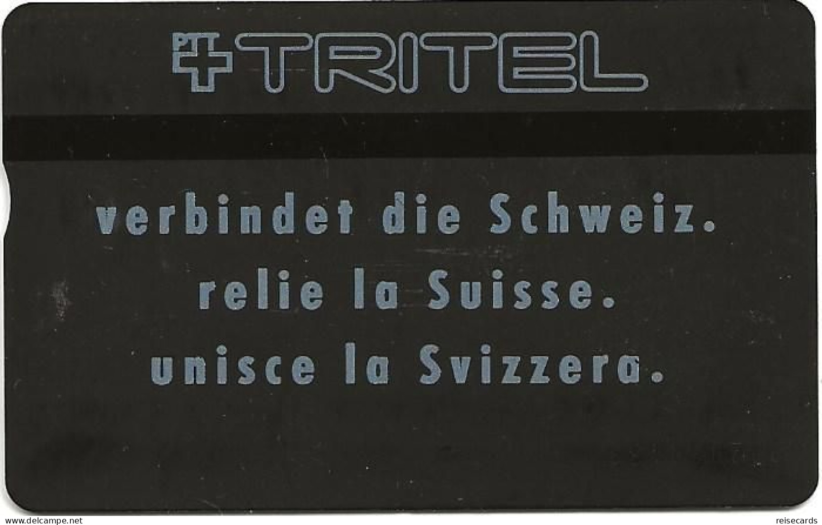 Switzerland: PTT P10A 012D Tritel - Suisse