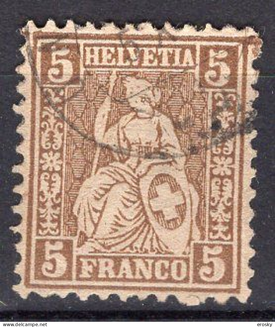 T1644 - SUISSE SWITZERLAND Yv N°35a - Used Stamps