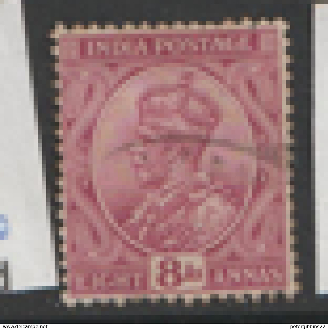India  1911  SG 179  8a. Deep Magenta      Fine Used - 1902-11 Roi Edouard VII