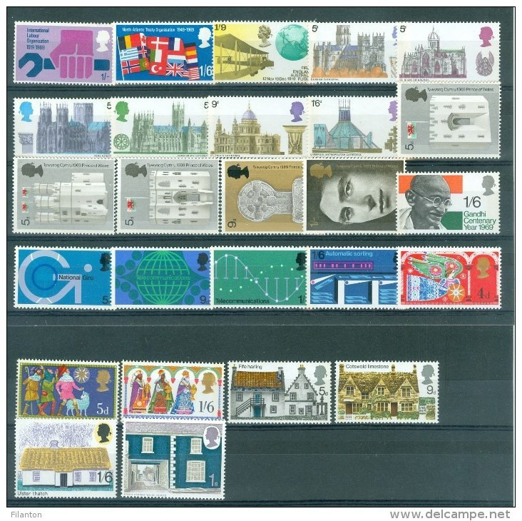 GREAT BRITAIN - Selection 1966-1970 - MNH** - Colecciones Completas