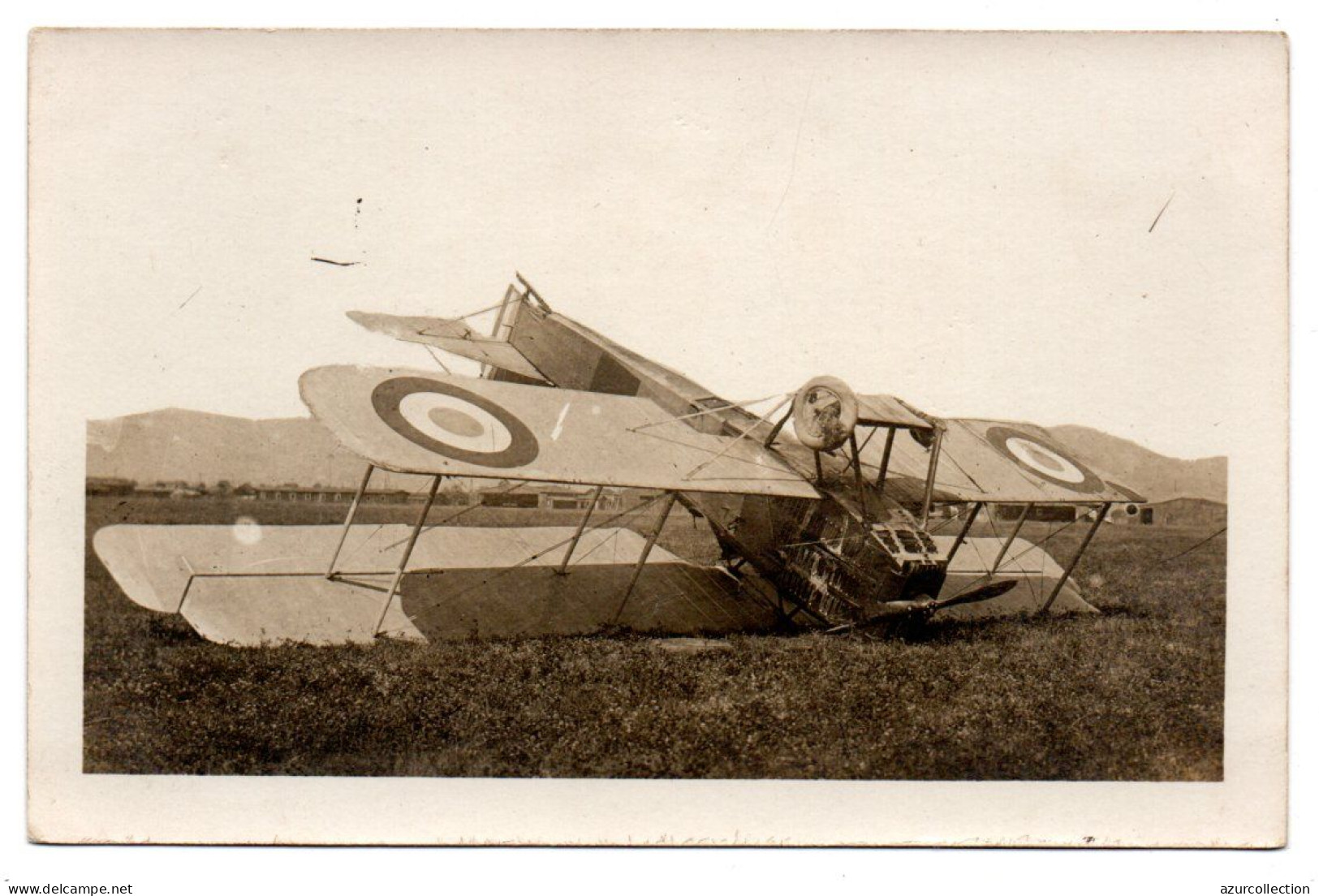 Avion Accidenté. Carte Photo Non Située - Incidenti