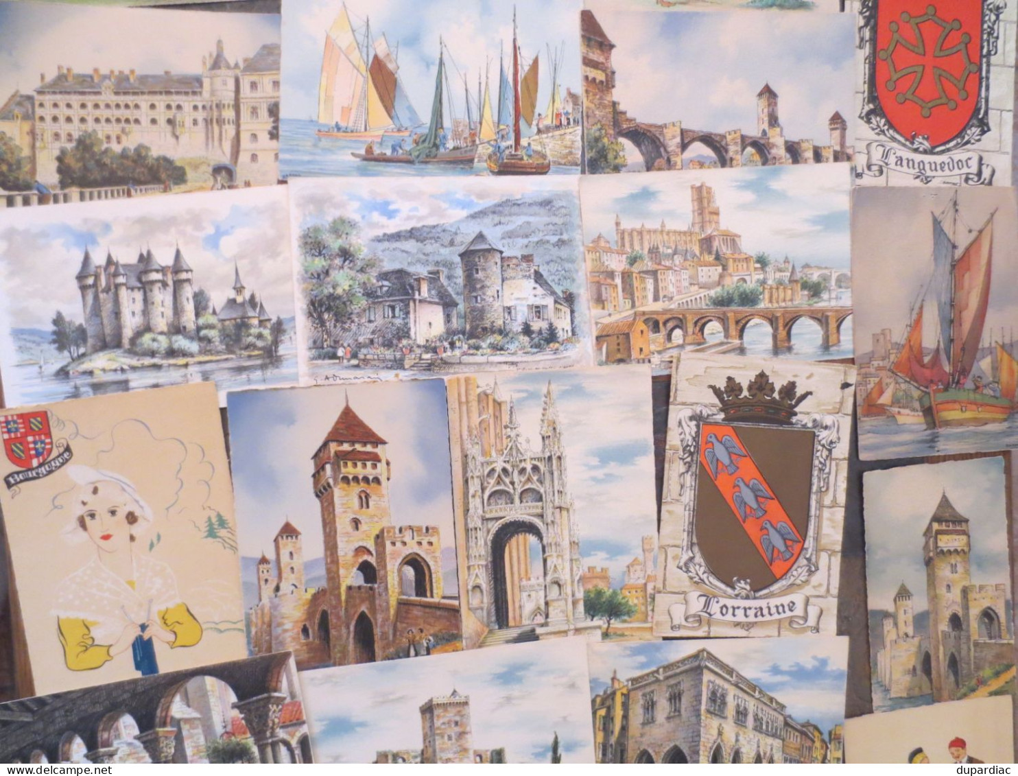 BARDAY - Barré & Dayez, illustrateur et éditeur : LOT de 110 cartes postales.