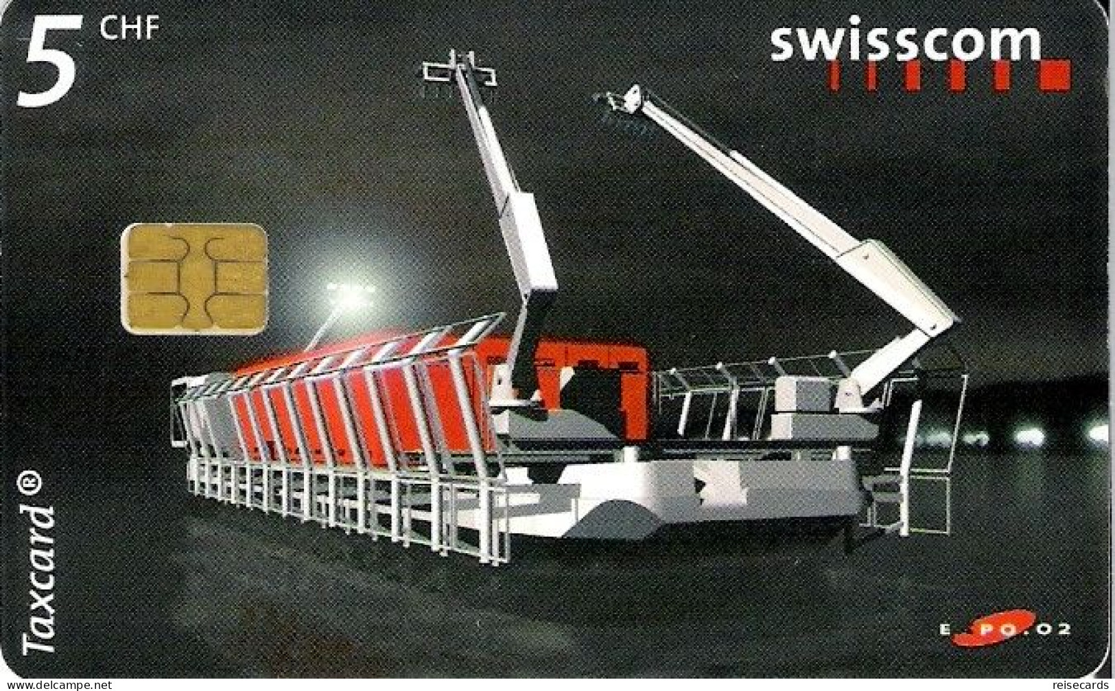 Switzerland: Swisscom CP109 Expo 2002, Arteplage Mobile Du Jura. S1. Grosse Serien Nummer - Switzerland