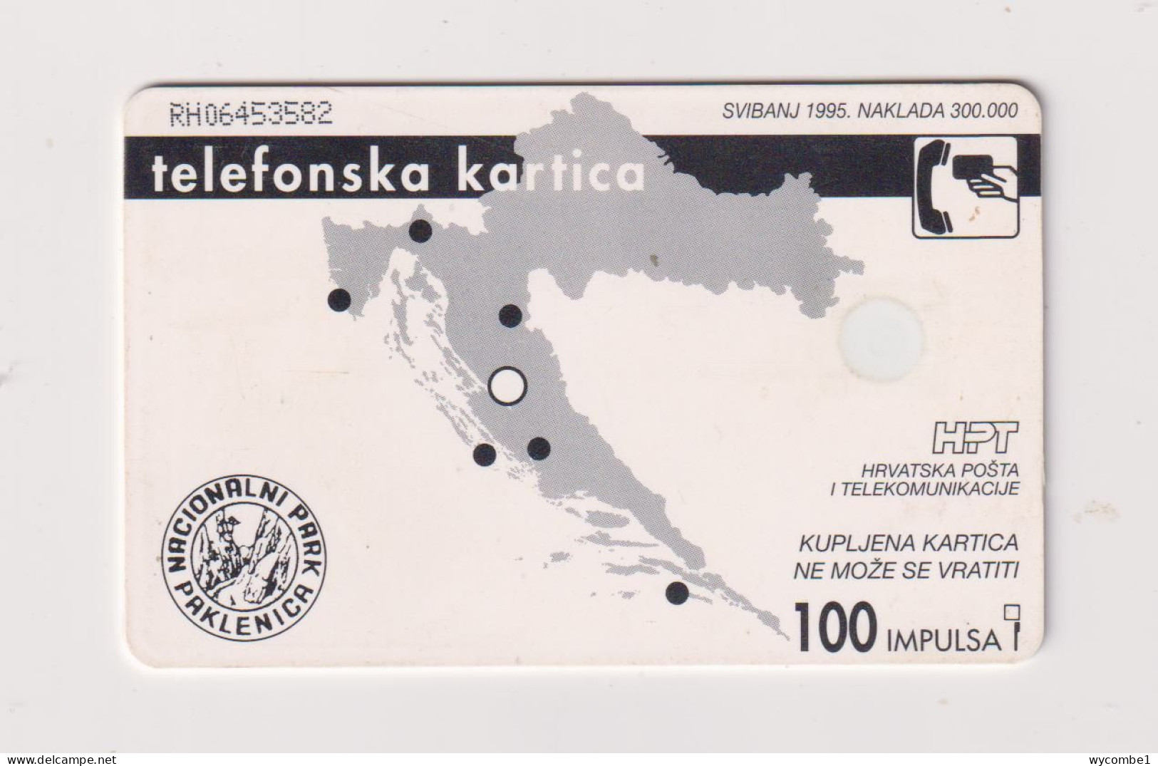 CROATIA -  Paklenica National Park Chip  Phonecard - Croatia