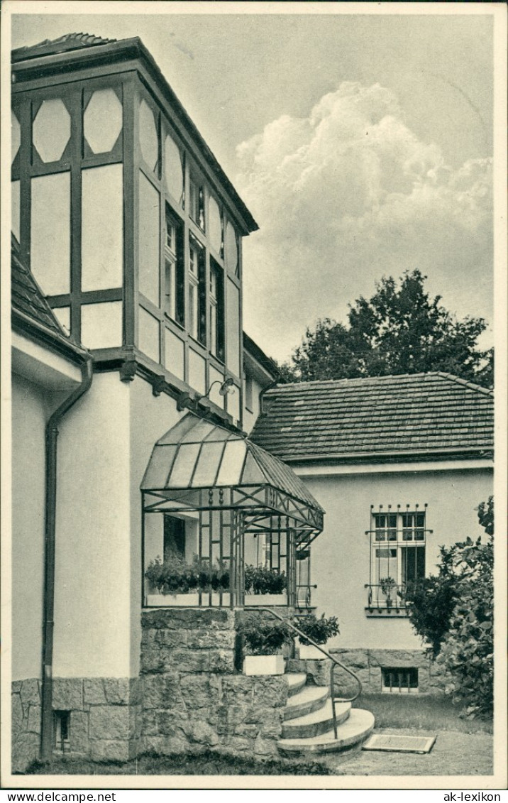 Ansichtskarte Crosta-Lomske-Radibor Radwor Müttererholungsheim Heidehof 1934  - Radibor (Radwor)