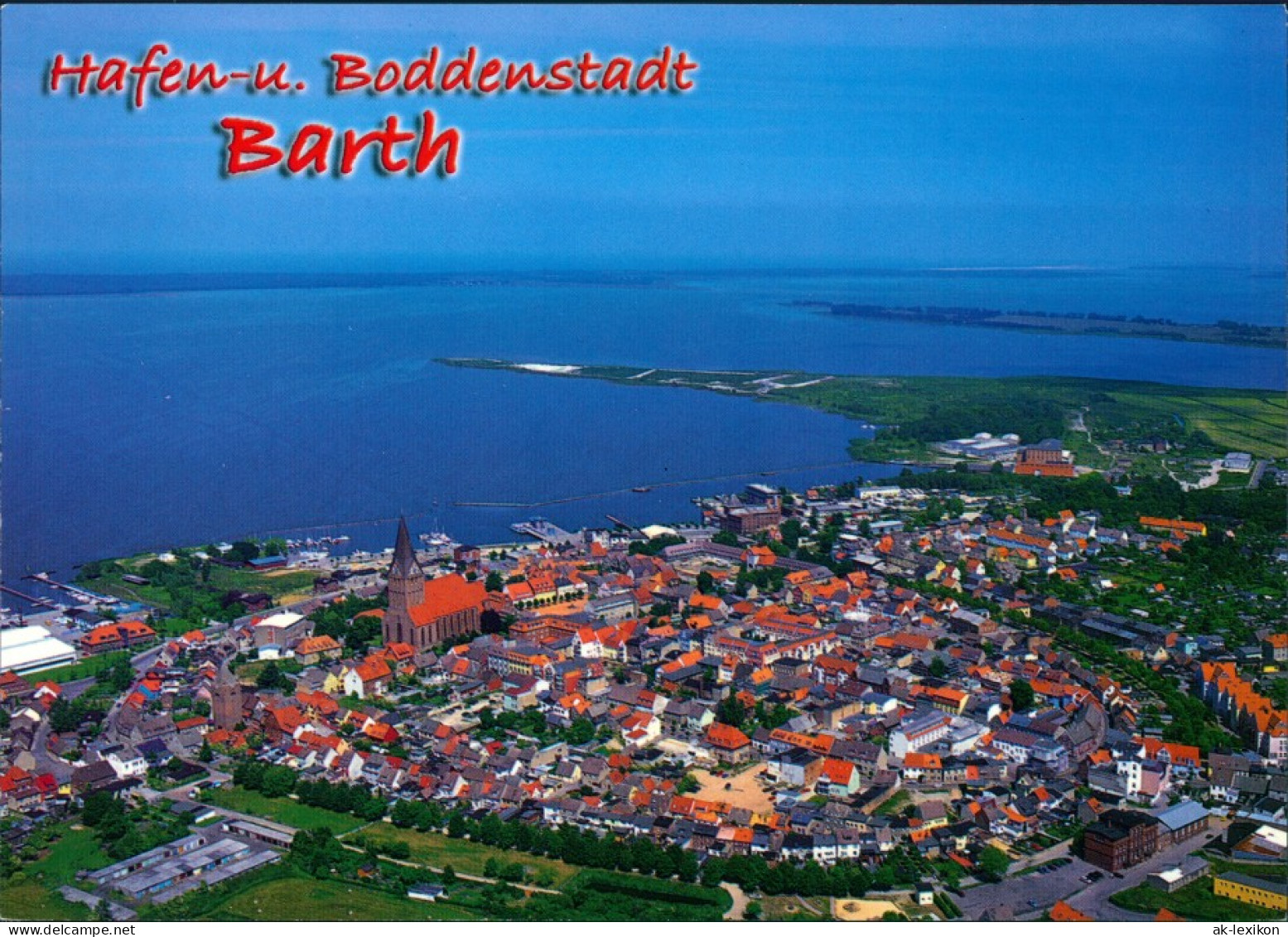 Ansichtskarte Barth Luftbild 2003 - Barth