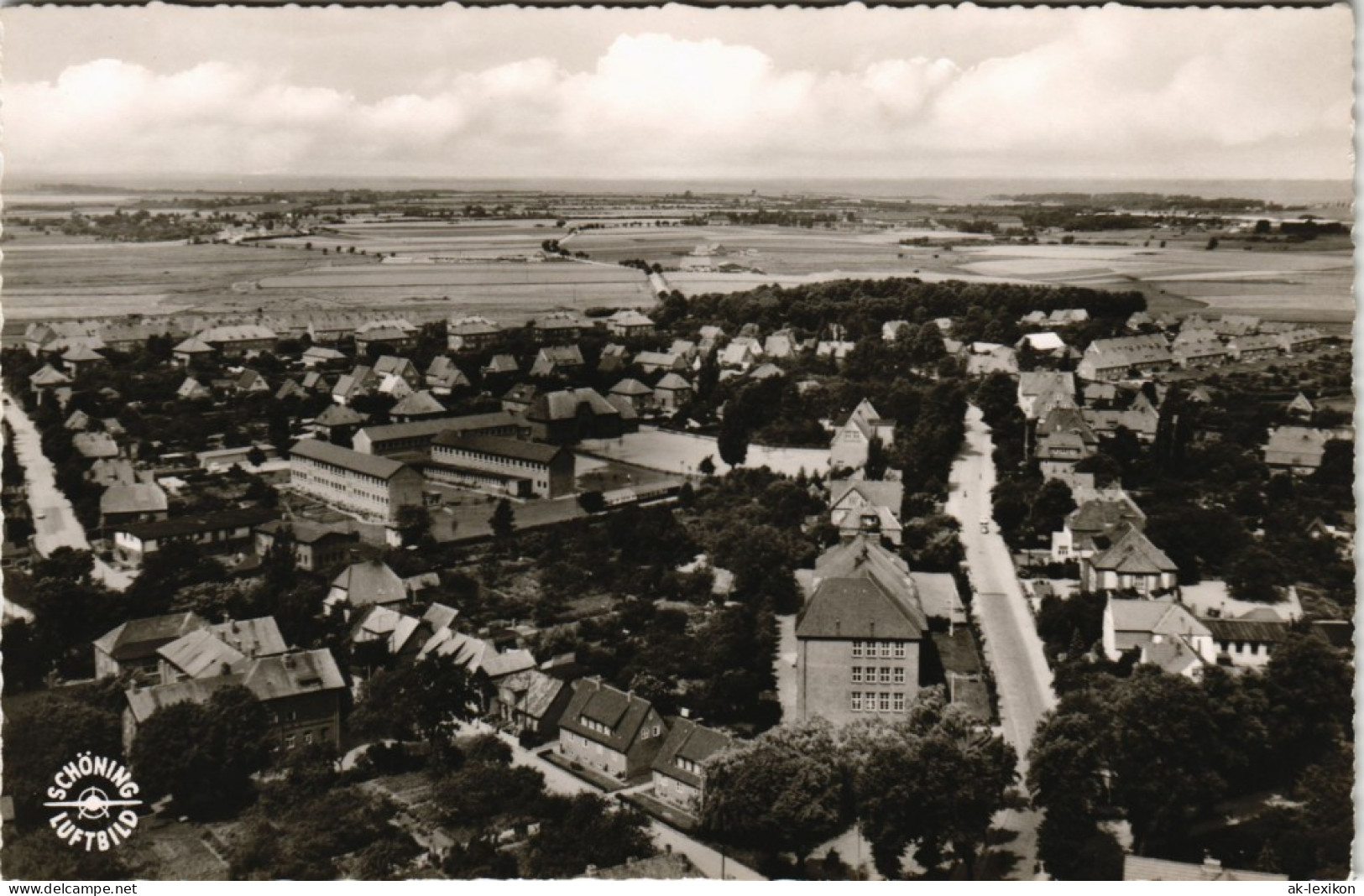 Ansichtskarte Oldenburg Luftbild Siedlung 1963 - Oldenburg