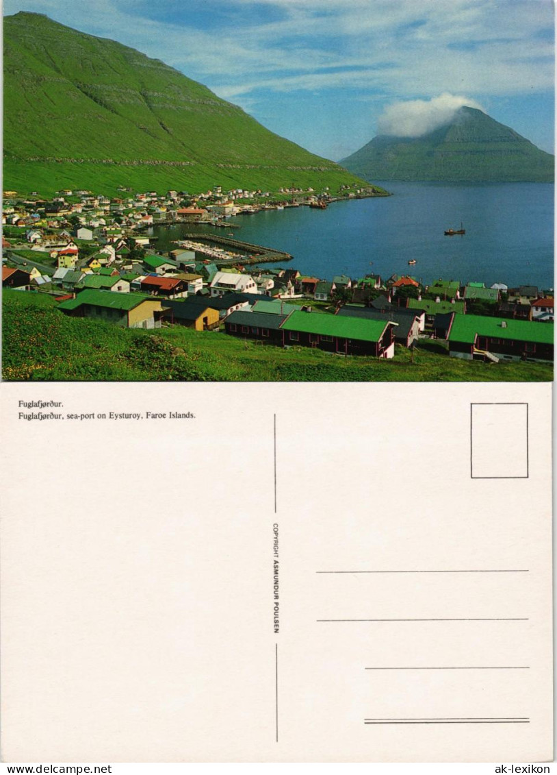 Fuglafjørður Fuglafjørður Sea-port On Eysturoy Faroe Islands 1970 - Faroe Islands