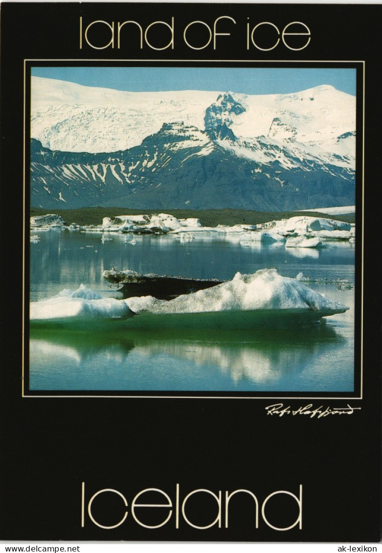 Postcard Vatnajökull Gletscher Glacier Iceland Islande 1975 - Islanda