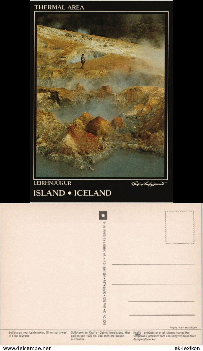 Island Allgemein-Island Iceland THERMAL AREA LEIRHNJÚKUR ISLAND ICELAND 1990 - IJsland