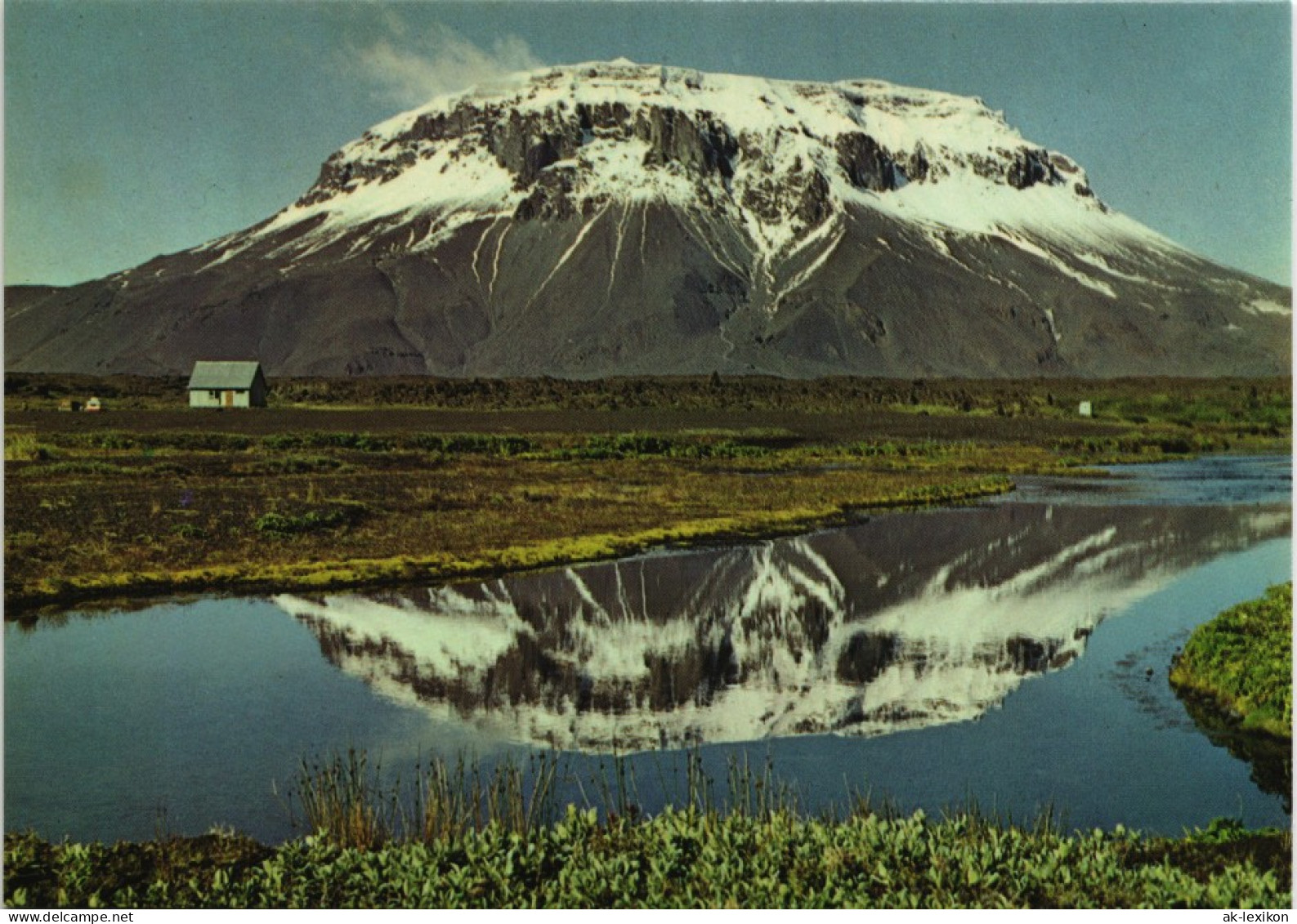 Island  Iceland Herðubreid Mountain North Iceland Berg Island 1970 - Iceland