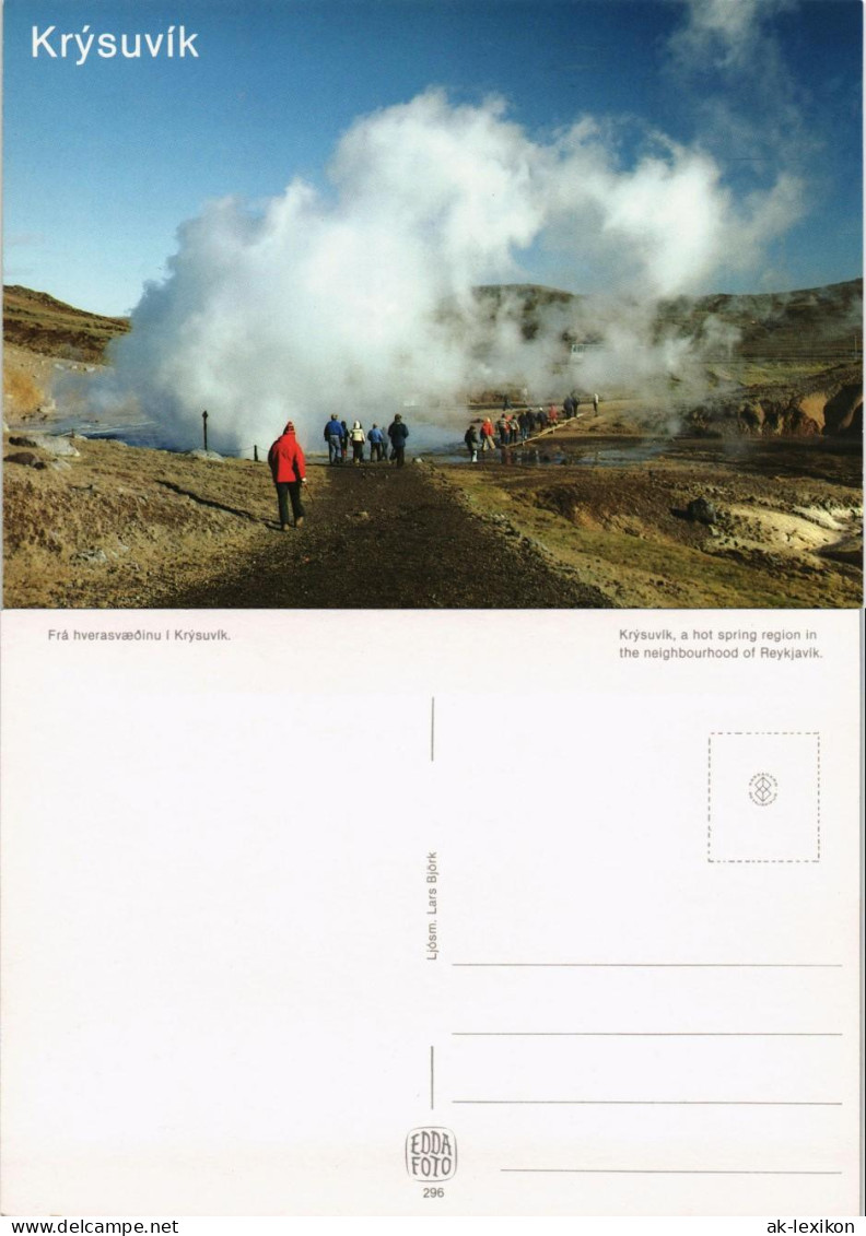 Island Iceland Krýsuvík Fra Hverasvæðinu í  Iceland Island Geysir 1990 - Islande