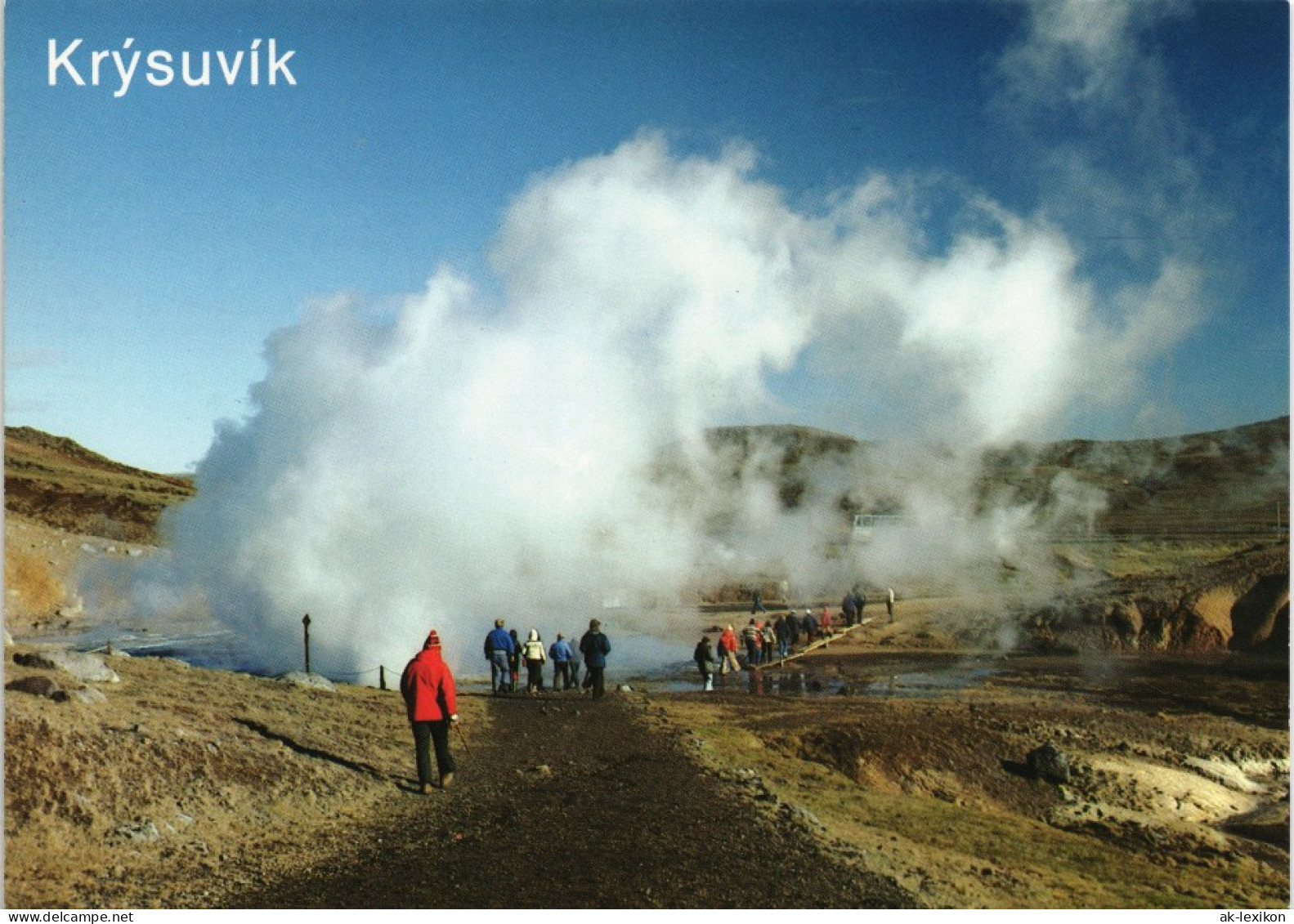 Island Iceland Krýsuvík Fra Hverasvæðinu í  Iceland Island Geysir 1990 - Islande