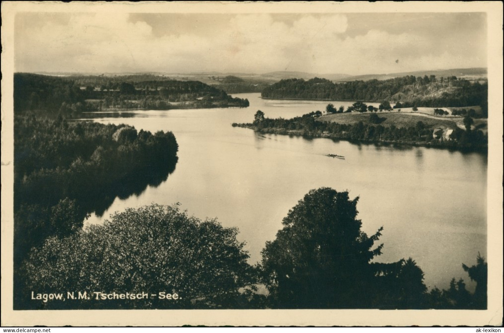 Postcard Lagow &#321;agów Blick Auf Den See 1932 - Neumark