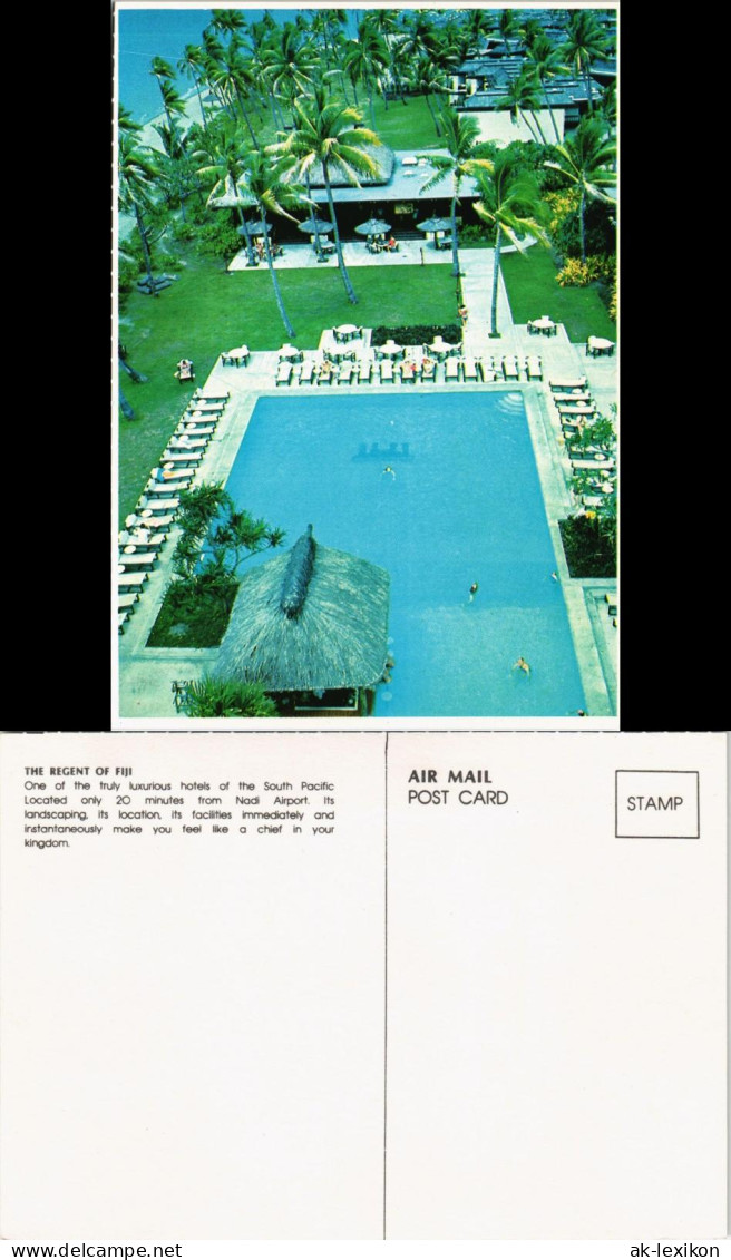 Postcard Nadi THE REGENT Hotel FIJI Südsee Paradies 1980 - Fiji