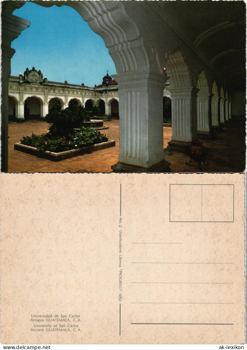 Postcard San Carlos Universidad San Carlos Antigua GUATEMALA, C.A. 1970 - Guatemala