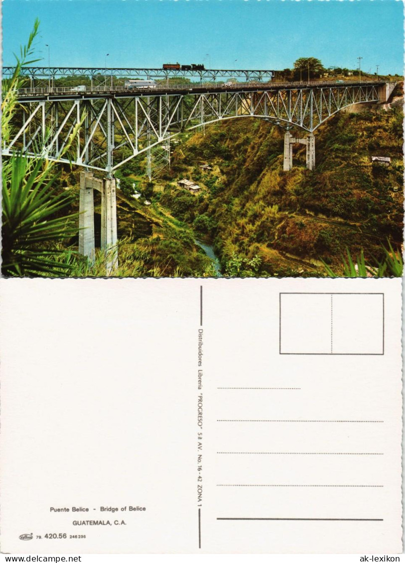 Guatemala  Puente Belice Bridge Of Belice Eisenbahn Brücke Guatemala 1975 - Guatemala