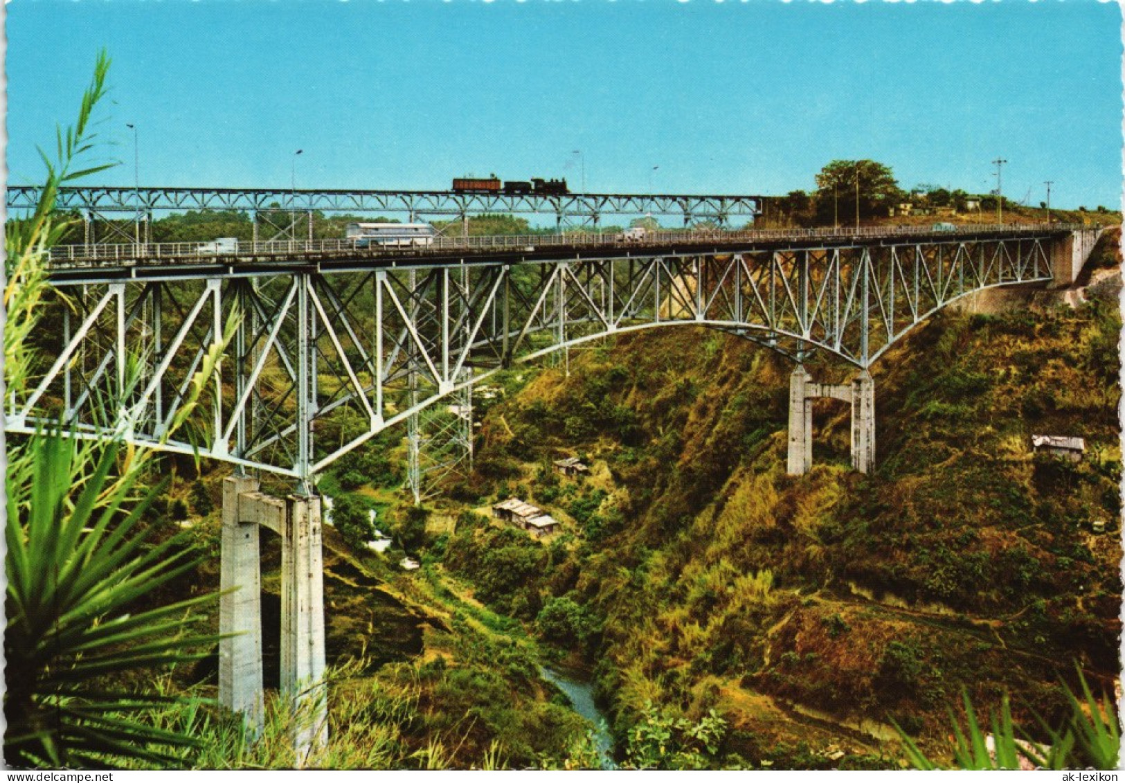 Guatemala  Puente Belice Bridge Of Belice Eisenbahn Brücke Guatemala 1975 - Guatemala