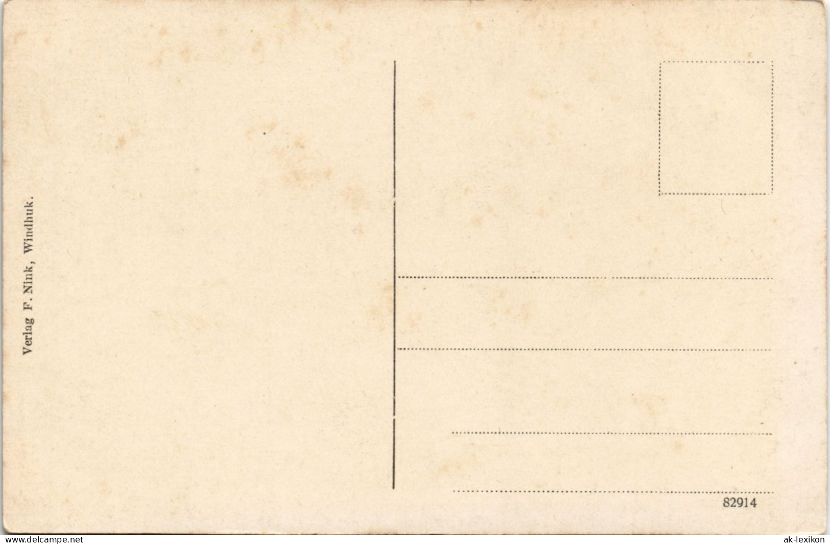 Postcard .Namibia Am Schwarzen Nossob DSWA Kolonie 1912 - Namibia