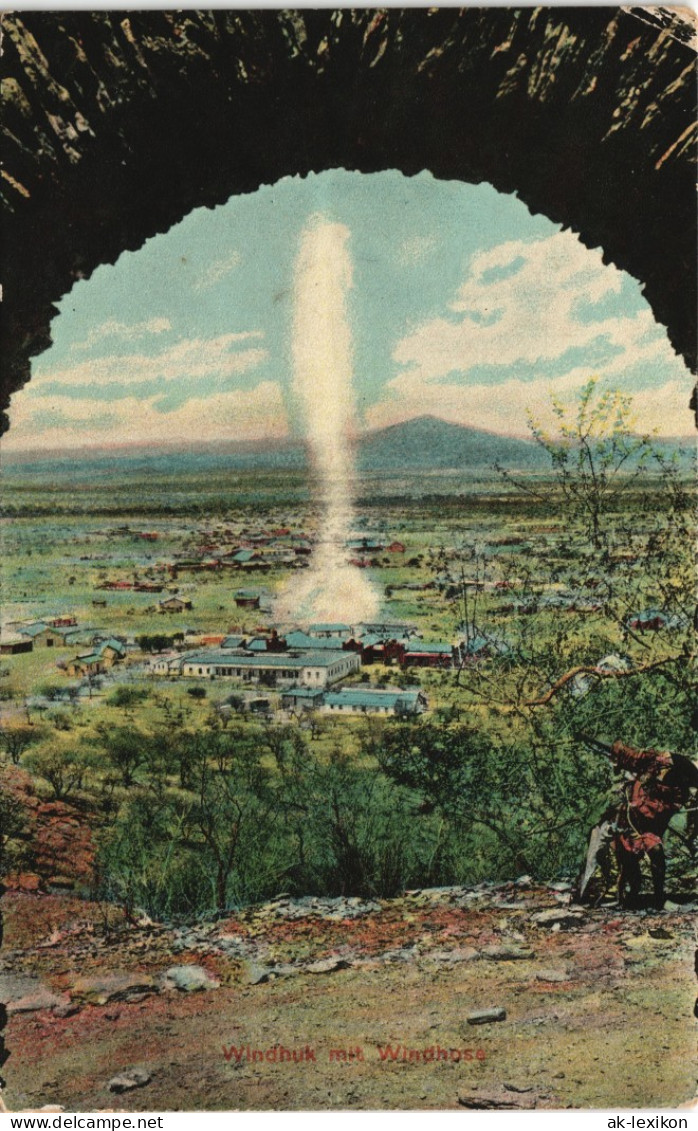 Postcard Windhuk Windhoek DSWA Stadt Kolonie 1912 - Namibië