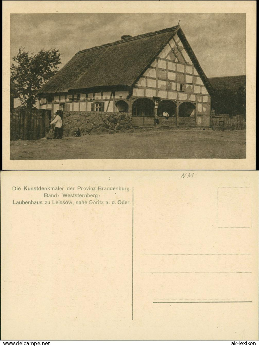Postcard Göritz (Oder) Górzyca Leisow - Laubenhaus 1928 - Neumark